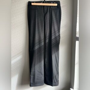 Cartonnier Black and Charcoal Striped Trousers